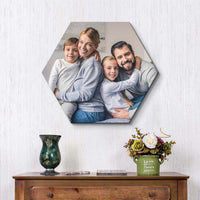 Custom Hexagon Canvas Photo Prints