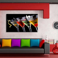 Martini Fusion Multi Panel Canvas Wall Art