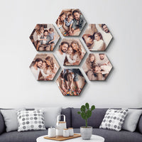 Custom Hexagon Canvas Photo Prints