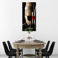 Cabernet Multi Panel Canvas Wall Art