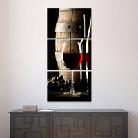 Cabernet Multi Panel Canvas Wall Art