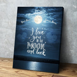 Custom Personalized Dreamy Love Canvas Set