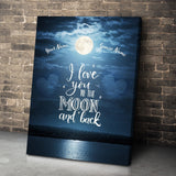 Custom Personalized Dreamy Love Canvas Set