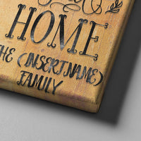Custom Personalized Home Sweet Home Canvas Set