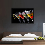 Martini Fusion Multi Panel Canvas Wall Art