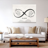 Custom Personalized Boundless Love Canvas Set