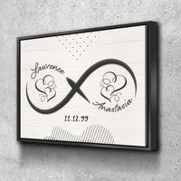 Custom Personalized Boundless Love Canvas Set